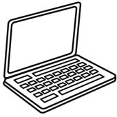 Summer Quest Icon Laptop Computer